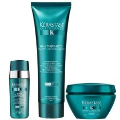 Kérastase Resistance Therapistetrio Shampooing (250ml), Masque (200ml) Et Sérum (30ml)