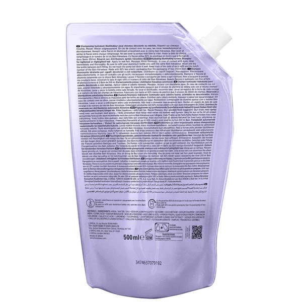 Kérastase Bain Lumière Refill Pouch 500ml 4 Kérastase Bain Lumière Refill Pouch 500ml – Image 2