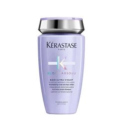 Kérastase Kerastase Blond Absolu Bain Ultra Violet 250ml - Shampooing Anti Jaune Pour Cheveux Blonds, Gris, Blancs Et Platinés