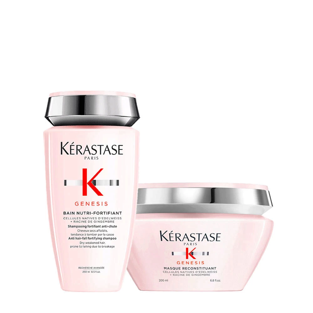 Kérastase Kerastase Genesis Bain Nutri Fortifiant 250ml Masque Reconstituant 200ml 3 Kérastase Kerastase Genesis Bain Nutri Fortifiant 250ml Masque Reconstituant 200ml