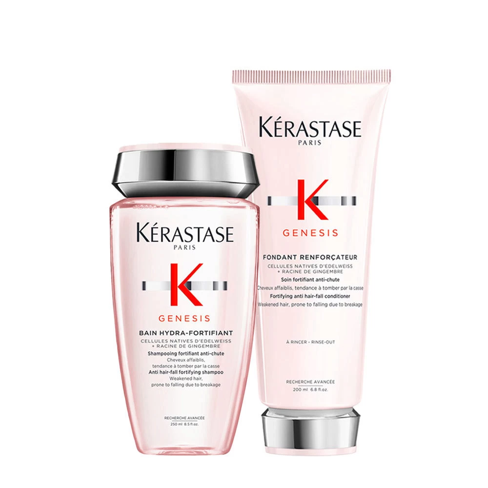 Kérastase Kerastase Genesis Bain Hydra-Fortifiant 250ml Fondant Renforcateur 200ml 3 Kérastase Kerastase Genesis Bain Hydra-Fortifiant 250ml Fondant Renforcateur 200ml