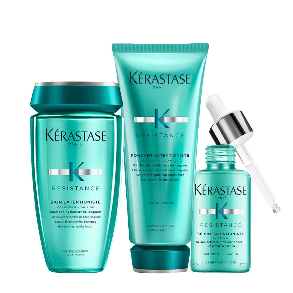 Kérastase Kerastase Resistance Bain Extentioniste 250ml Fondant 200ml Serum 50ml 3 Kérastase Kerastase Resistance Bain Extentioniste 250ml Fondant 200ml Serum 50ml