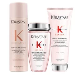 Kérastase Kerastase Fresh Affair Refreshing Dry Shampoo 233ml Genesis Bain Hydra-Fortifiant 250ml Fondant Renforcateur 200ml