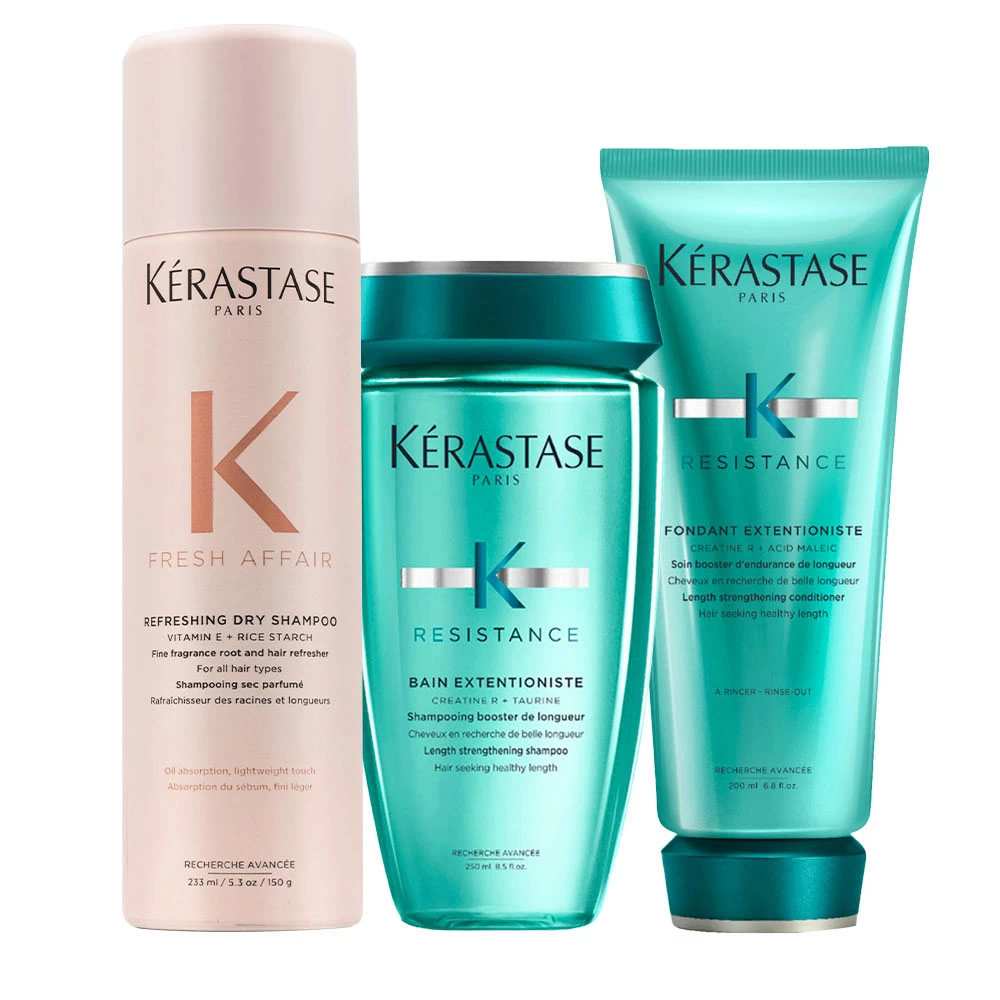 Kérastase Kerastase Fresh Affair Refreshing Dry Shampoo 233ml Resistance Bain Extentioniste 250ml Fondant Extentioniste 200ml 3 Kérastase Kerastase Fresh Affair Refreshing Dry Shampoo 233ml Resistance Bain Extentioniste 250ml Fondant Extentioniste 200ml