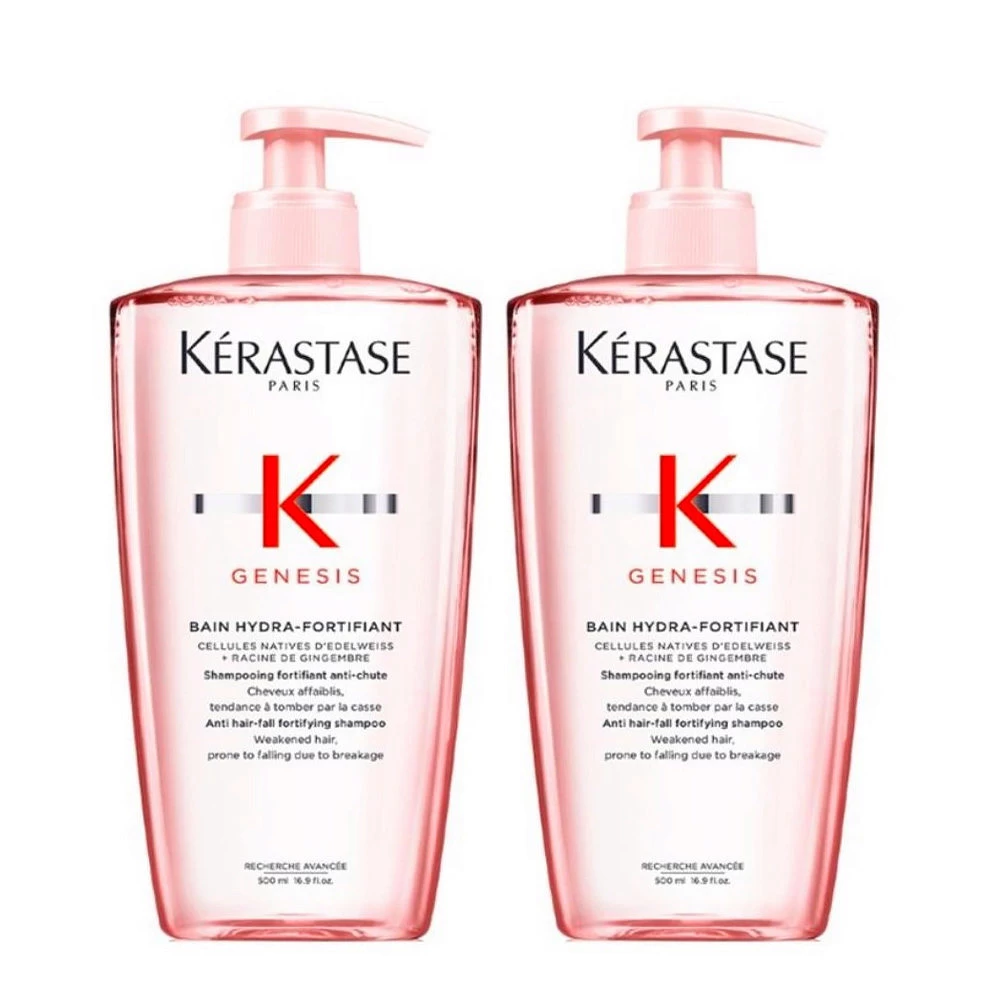 Kérastase Kerastase Genesis Bain Hydra-Fortifiant 500ml X2 3 Kérastase Kerastase Genesis Bain Hydra-Fortifiant 500ml X2