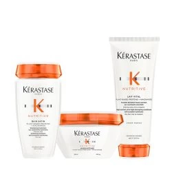 Kérastase Kerastase Nutritive Bain Satin 250ml Masque Intense 200ml Lait Vital 200ml