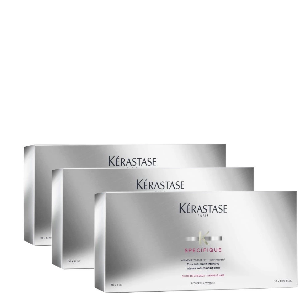 Kérastase Kerastase Specifique Cure Anti-Chute Intensive 10x6ml 3 Packs 3 Kérastase Kerastase Specifique Cure Anti-Chute Intensive 10x6ml 3 Packs