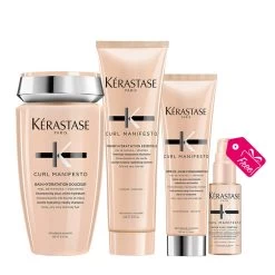 Kérastase Kerastase Curl Manifesto Douceur 250ml Hydratation Essentielle 250ml Crème De Jour 150ml Gelée Curl45ml En Cadeau