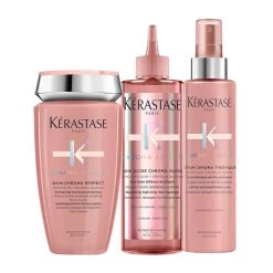 Kérastase Kerastase Chroma Absolu Bain Chroma Respect Shampoo250ml Fluid250ml Serum Thermique Leave In150ml