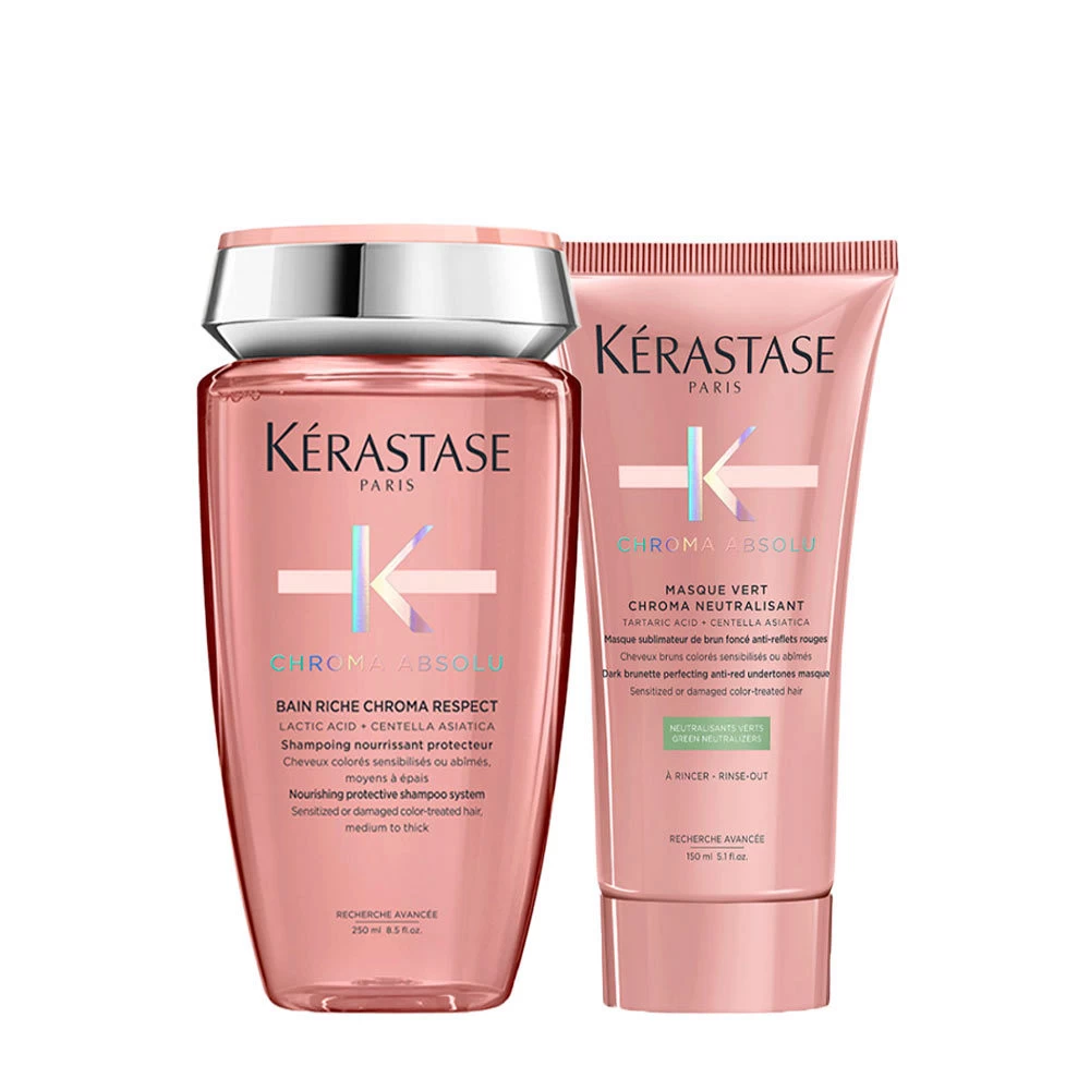 Kérastase Kerastase Chroma Absolu Bain Riche Chroma Shampoo 250ml Masque Vert Chroma 150ml 3 Kérastase Kerastase Chroma Absolu Bain Riche Chroma Shampoo 250ml Masque Vert Chroma 150ml