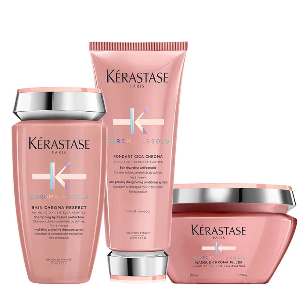 Kérastase Kerastase Chroma Absolu Bain Chroma Respect Shampoo 250ml Fondant Cica Chroma 200ml Mask Recover 200ml 2 Kérastase Kerastase Chroma Absolu Bain Chroma Respect Shampoo 250ml Fondant Cica Chroma 200ml Mask Recover 200ml