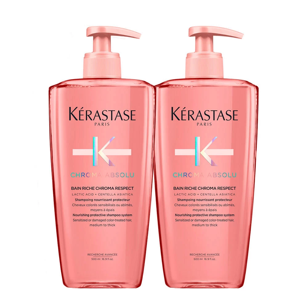 Kérastase Kerastase Chroma Absolu Bain Riche Chroma Shampoo 500ml X 2 3 Kérastase Kerastase Chroma Absolu Bain Riche Chroma Shampoo 500ml X 2