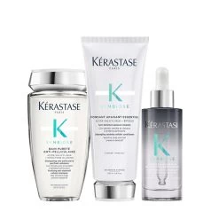 Kérastase Kerastase Symbiose Bain Pureté Shampoo 250ml Fondant Apaisant Essentiel 200ml Sérum Anti-Pelliculaire 90ml