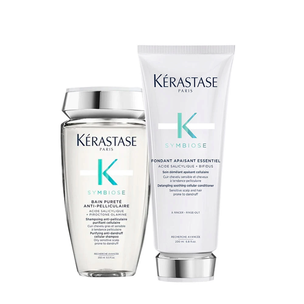 Kérastase Kerastase Symbiose Bain Pureté Anti-Pelliculaire 250ml Fondant Apaisant Essentiel 200ml 2 Kérastase Kerastase Symbiose Bain Pureté Anti-Pelliculaire 250ml Fondant Apaisant Essentiel 200ml