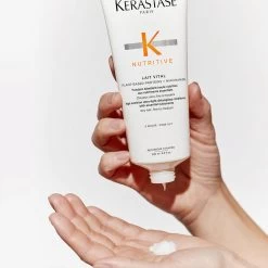 Kérastase Kerastase Nutritive Lait Vital Irisome 200ml - Après-shampooing Nourrissant Pour Les Cheveux Secs -Magasin de beauté A HG046721 7 500x500 1