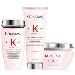 Kérastase Kerastase Genesis Bain Nutri Fortifiant 250ml Fondant Renforcateur 200ml Masque Reconstituant 200ml