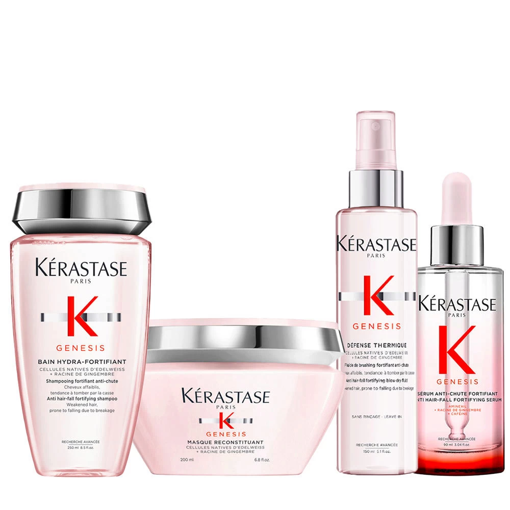 Kérastase Kerastase Genesis Bain Hydra-Fortifiant 250ml Masque 200ml Defense Thermique 150ml Serum 90ml 3 Kérastase Kerastase Genesis Bain Hydra-Fortifiant 250ml Masque 200ml Defense Thermique 150ml Serum 90ml