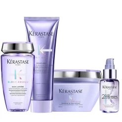 Kérastase Kerastase Blond Absolu Bain Lumière 250ml Cicaflash 250ml Masque Ultra Violet 200ml Serum 2% Hyaluronic Acid 50ml