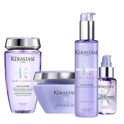 Kérastase Kerastase Blond Absolu Bain Lumière 250ml Masque Ultra Violet 200ml Cicaplasme 150ml Serum 2% Hyaluronic Acid 50ml
