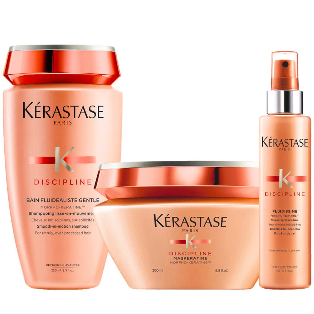 Kérastase Kerastase Discipline Bain Fluidealiste Gentle 250ml Maskeratine 200ml Fluidissime 150ml 3 Kérastase Kerastase Discipline Bain Fluidealiste Gentle 250ml Maskeratine 200ml Fluidissime 150ml
