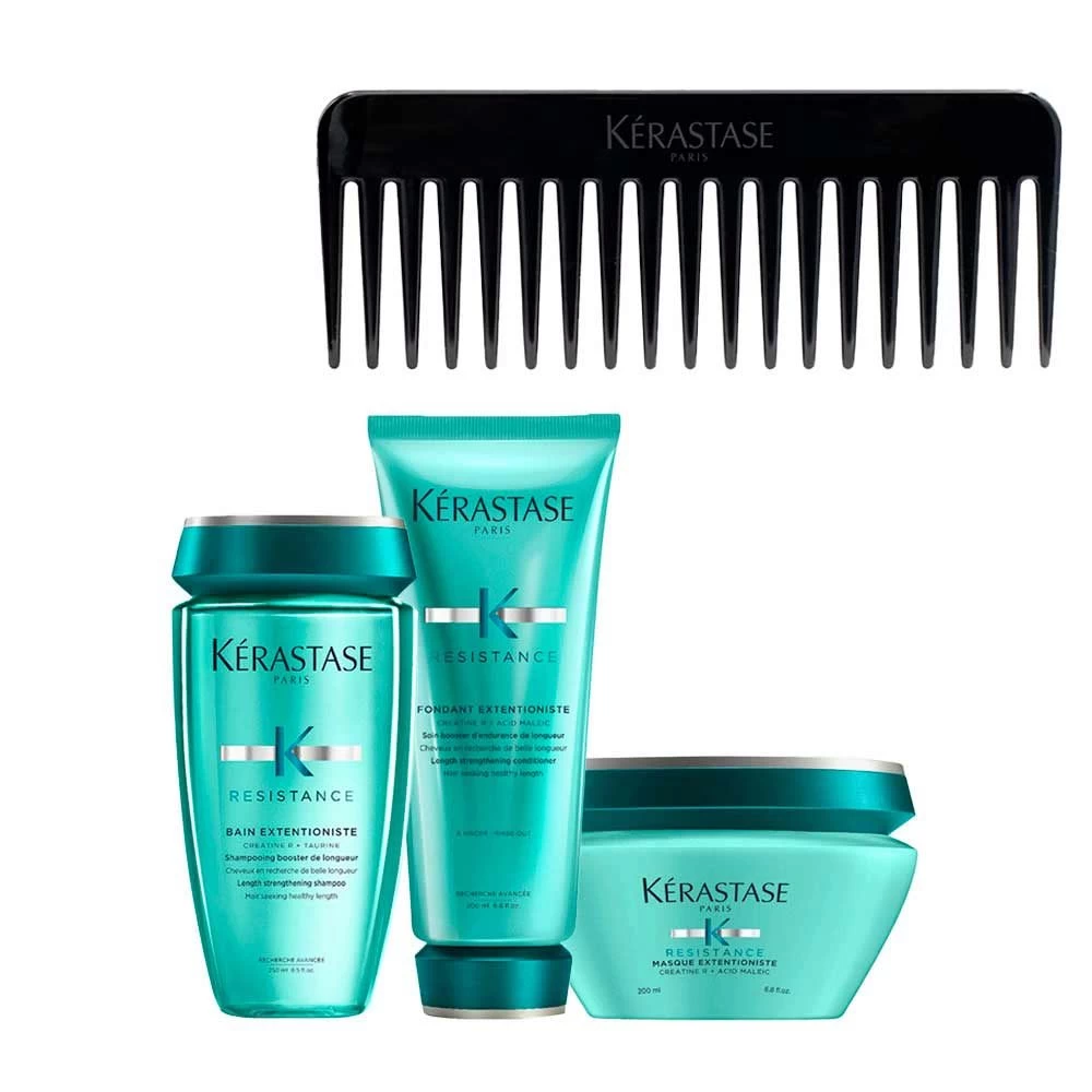 Kérastase Kerastase Resistance Bain Extentioniste 250ml Fondant 200ml Masque 200ml + Peigne En Cadeau 3 Kérastase Kerastase Resistance Bain Extentioniste 250ml Fondant 200ml Masque 200ml + Peigne En Cadeau
