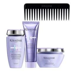 Kérastase Kerastase Blond Absolu Bain Ultra Violet 250ml Cicaflash 250ml Masque 200ml + Peigne En Cadeau
