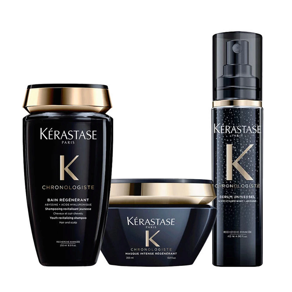 Kérastase Kerastase Chronologiste Bain Regenerant 250ml Masque Intense Regenerant 200ml Sérum Universel 40ml 3 Kérastase Kerastase Chronologiste Bain Regenerant 250ml Masque Intense Regenerant 200ml Sérum Universel 40ml