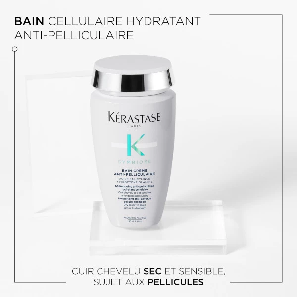 Bain Crème Anti-pelliculaire Symbiose Kérastase 250ML 4 Bain Crème Anti-pelliculaire Symbiose Kérastase 250ML – Image 2
