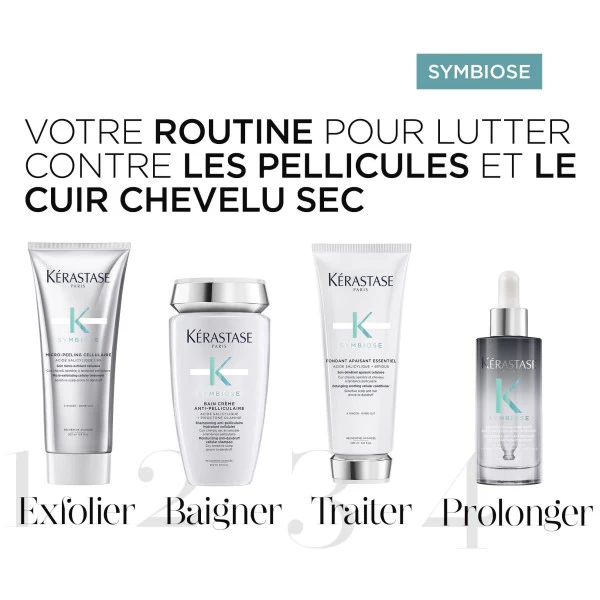 Bain Crème Anti-pelliculaire Symbiose Kérastase 250ML 10 Bain Crème Anti-pelliculaire Symbiose Kérastase 250ML – Image 8