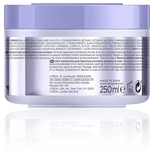Bain Crème Cicaextrême Blond Absolu Kérastase 250ML 8 Bain Crème Cicaextrême Blond Absolu Kérastase 250ML – Image 6