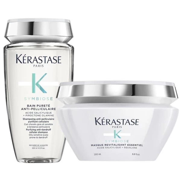 Duo Anti-pelliculaire Cuir Chevelu Gras Symbiose Kérastase 3 Duo Anti-pelliculaire Cuir Chevelu Gras Symbiose Kérastase