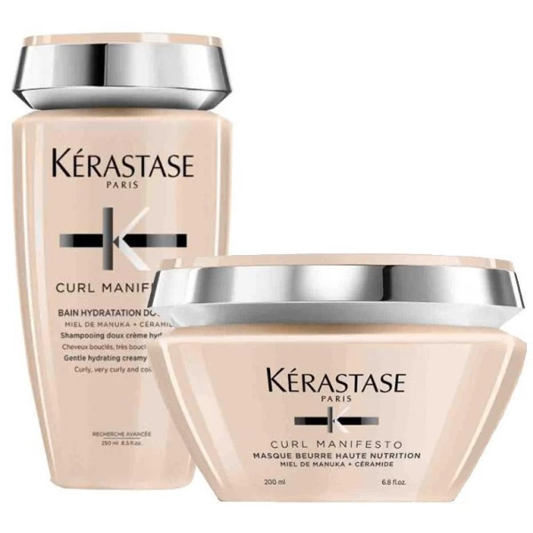 Duo Cheveux Bouclés/ondulés Curl Manifesto Kérastase 3 Duo Cheveux Bouclés/ondulés Curl Manifesto Kérastase