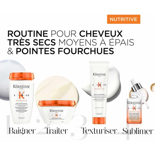 Masquintense Riche Nutritive Kérastase 200ML 10 Masquintense Riche Nutritive Kérastase 200ML – Image 8