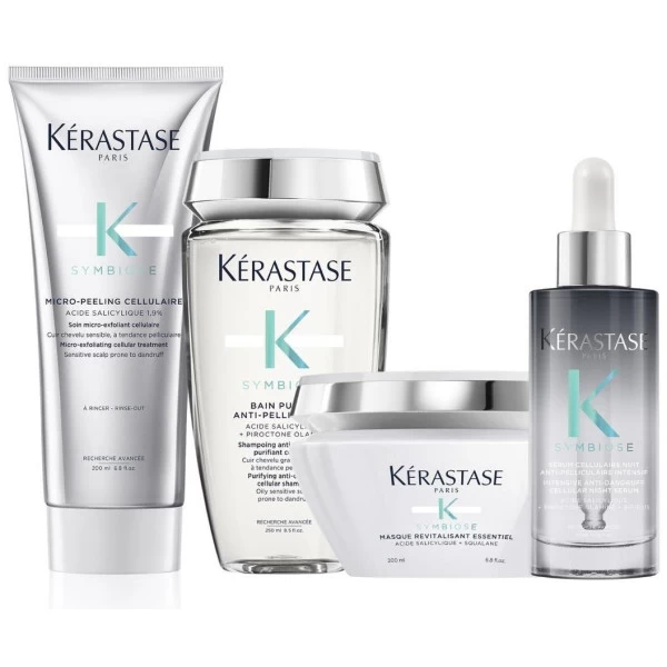 Routine Anti-pelliculaire Cuir Chevelu Gras Symbiose Kérastase 3 Routine Anti-pelliculaire Cuir Chevelu Gras Symbiose Kérastase
